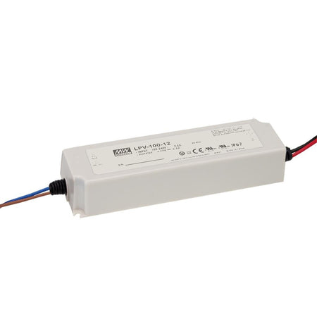 Mean Well - LED Driver - 12V, 8.5A, IP67, 100W — Quality Boat Parts