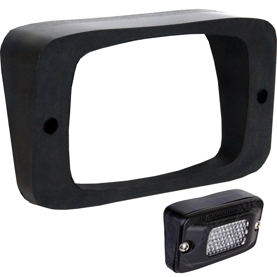 RIGID Industries - SR-M Series Angled Flush Mount - Up/Down — Quality Boat Parts