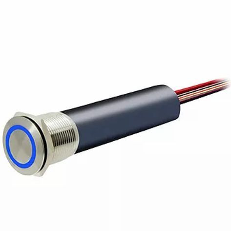 BocaTech - BTRWPSW Mini Push Button Switch - Stainless Steel, 5 Amps — Quality Boat Parts