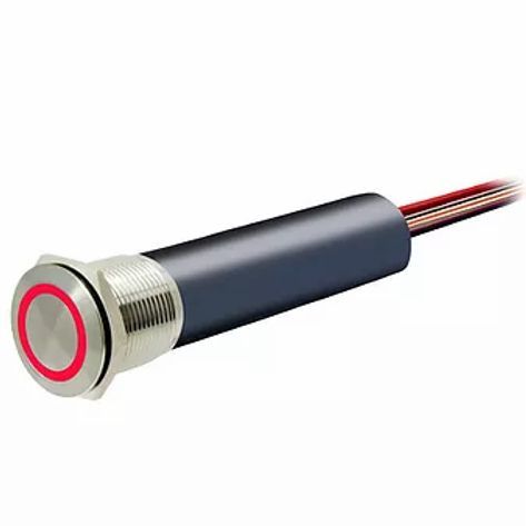BocaTech - BTRWPSW Mini Push Button Switch - Stainless Steel, 5 Amps — Quality Boat Parts