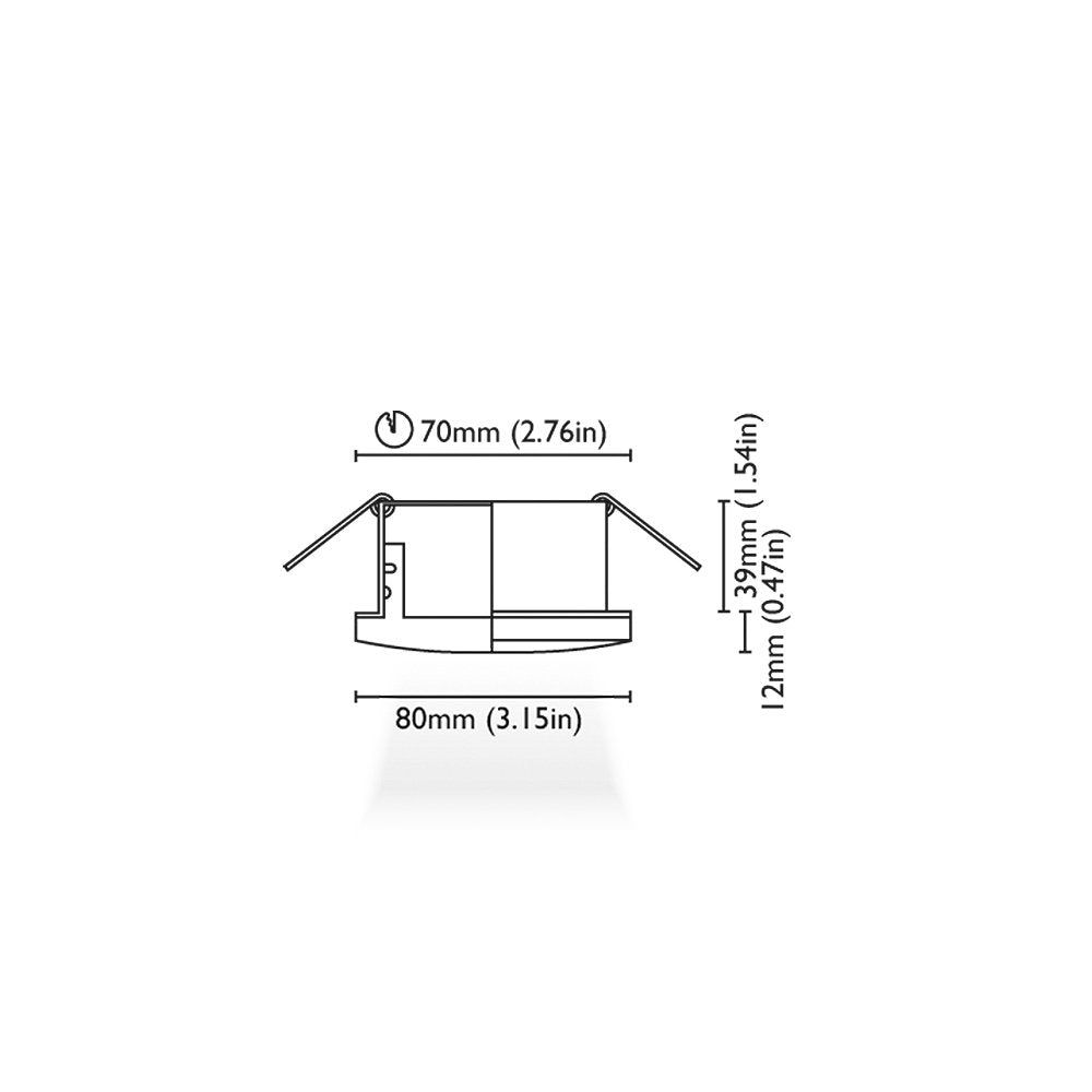 BCM - Mini Criside 80mm Downlight — Quality Boat Parts