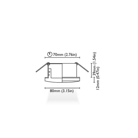 BCM - Mini Criside 80mm Downlight — Quality Boat Parts