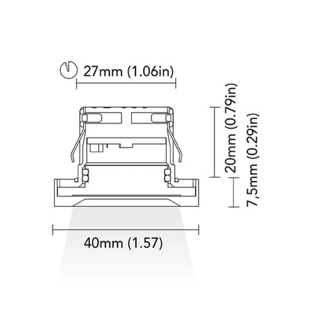 BCM - Savannah 40 Courtesy Light - 1.5W, 3000K Warm White, 8-32V, IP66, 60Lm — Quality Boat Parts