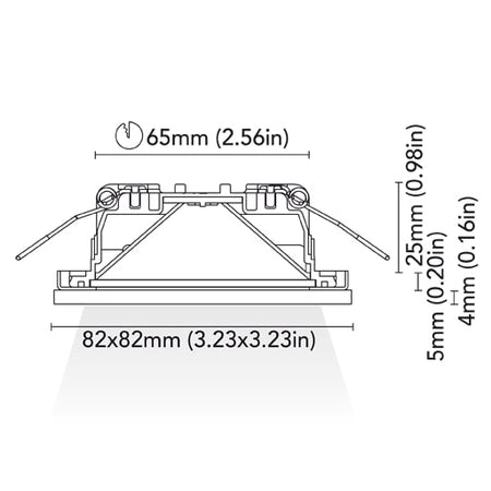 BCM - Anchorage 82 Downlight - 4W, 3000K, 8-32V, IP66, Warm White, 320Lm — Quality Boat Parts