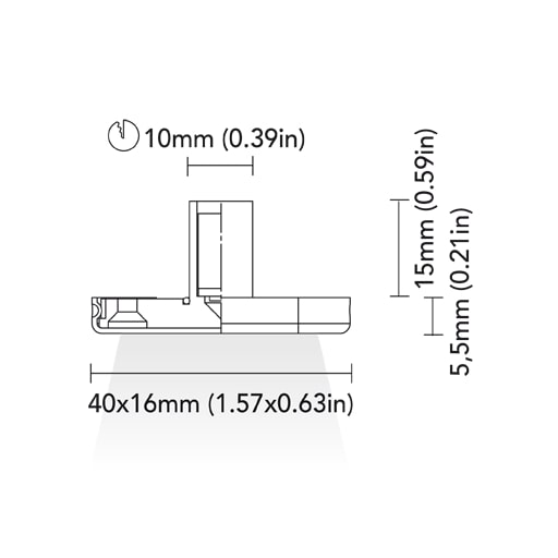 BCM - Bedford 40 Courtesy Light - 3000K Warm White, 8-32V, IP66 — Quality Boat Parts