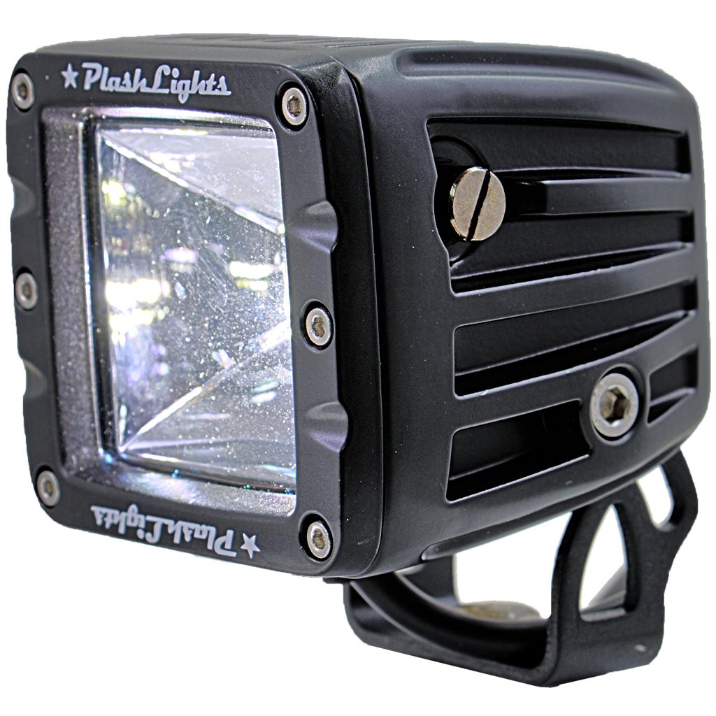 Plash - Cube Flood Light - 40W, 35°, 5200Lm, IP69K, 9-36V, 6000K, Cool White (40-FL) — Quality Boat Parts