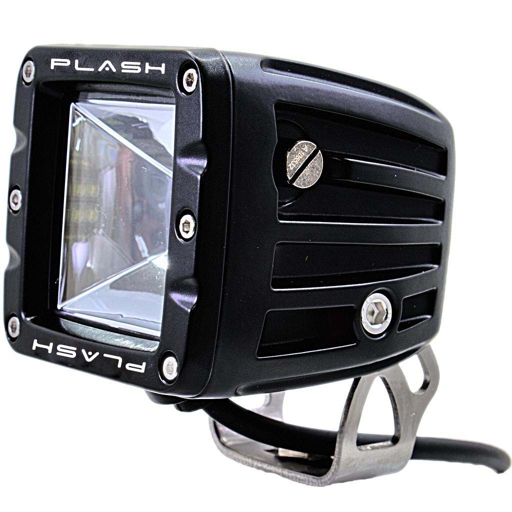 Plash - Cube Flood Light - 40W, 35°, 5200Lm, IP69K, 9-36V, 6000K, Cool White (40-FL) — Quality Boat Parts