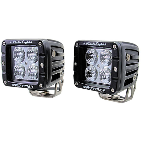 Plash - Cube Flood Light - 40W, 35°, 5200Lm, IP69K, 9-36V, 6000K, Cool White (40-FL) — Quality Boat Parts