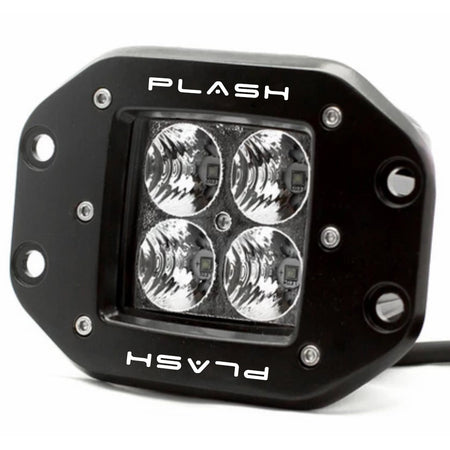 Plash - Cube Flood Light - Pair, 40W, Flush Mounted, 9-36V, 5200lm, IP68 (40-FM-FL-K) — Quality Boat Parts