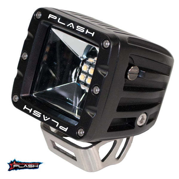 Plash - Fishing Cube Flood Light - 40W, Warm White, 3000K, 4630lm, IP68, 9-36V (40-SC-WW) — Quality Boat Parts