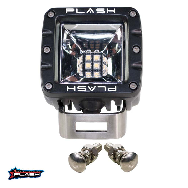 Plash - Fishing Cube Flood Light - 40W, Warm White, 3000K, 4630lm, IP68, 9-36V (40-SC-WW) — Quality Boat Parts