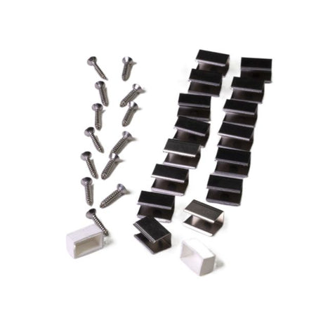 Plash - Mounting Clip - for ORBIT Neon Flex, Stainless Steel (ACC-CLIPS-ORBIT) — Quality Boat Parts