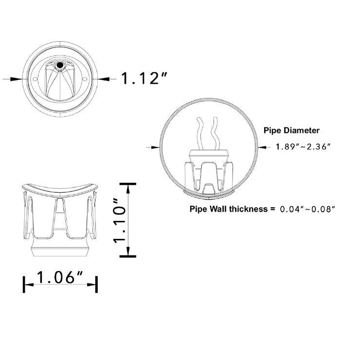 Plash - LED Baitwell Light - 1.5W, 24V, IP67 — Quality Boat Parts