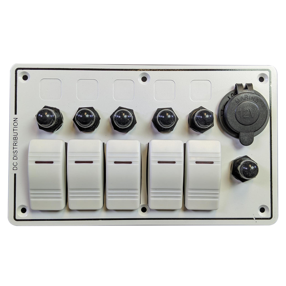 Plash - Rocket Switch Panel - with Breakers — Quality Boat Parts