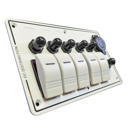 Plash - Rocket Switch Panel - with Breakers — Quality Boat Parts