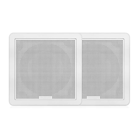 Fusion - FM Series Speakers Square - Flush Mount, 4 Ohms, IP65, 100Hz/18kHz — Quality Boat Parts