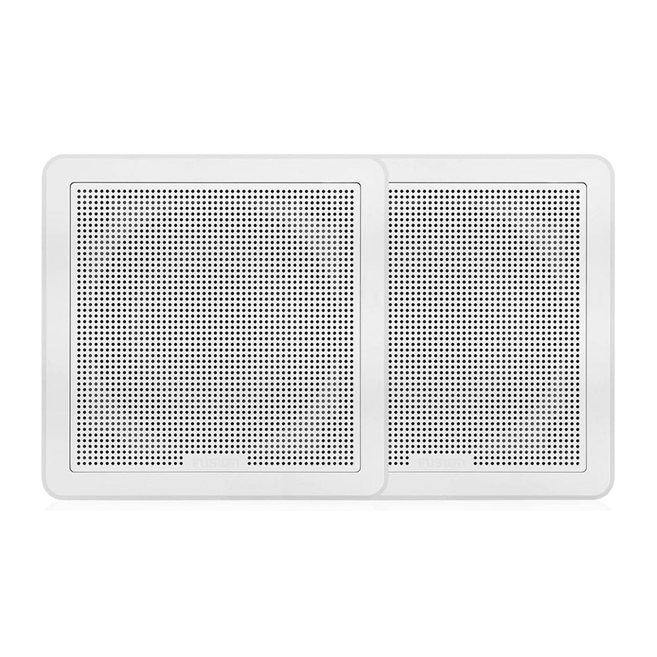 Fusion - FM Series Speakers Square - Flush Mount, 4 Ohms, IP65, 100Hz/18kHz — Quality Boat Parts