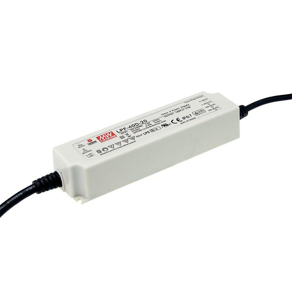 Mean Well - LED Driver Mix Mode - 24V, 1.67A, 40W, IP67 — Quality Boat Parts
