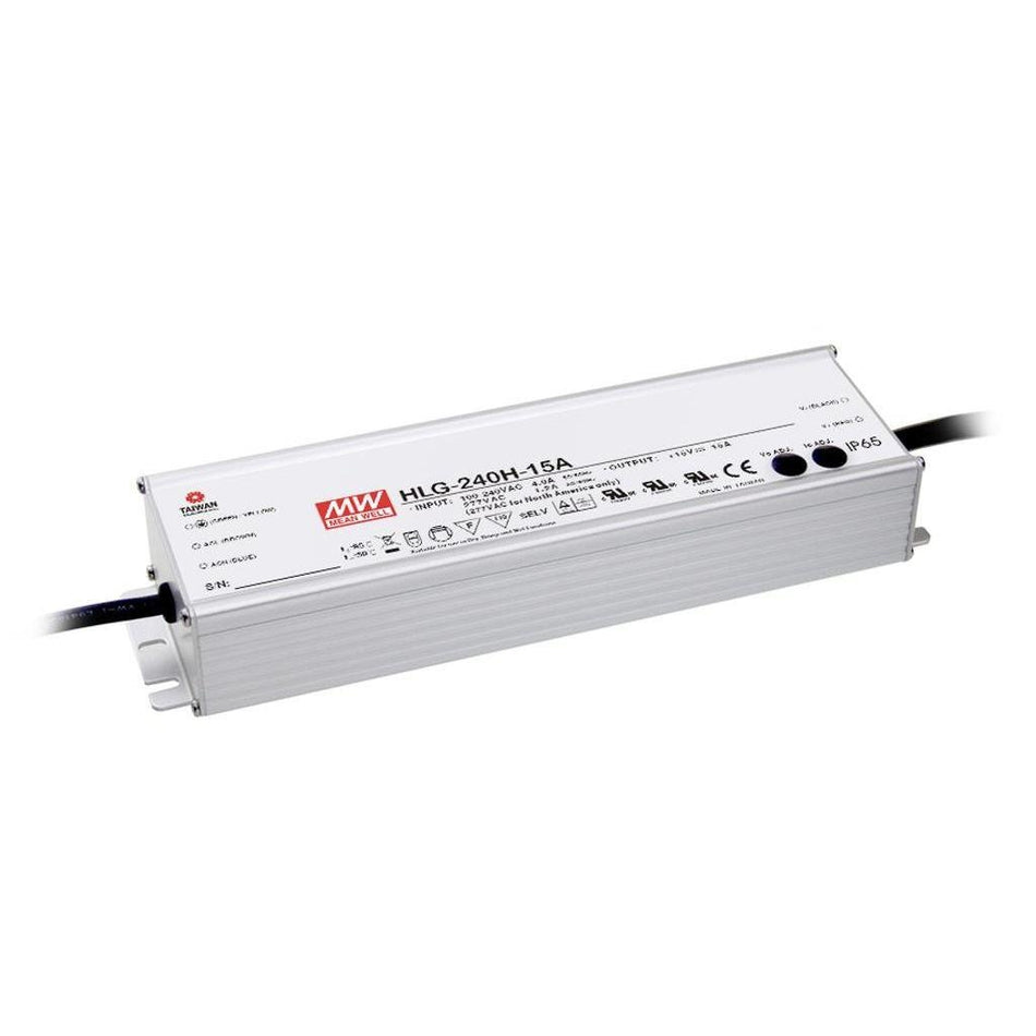 Mean Well - LED Driver Mix Mode - 240W, 24V, 10A, IP67 — Quality Boat Parts
