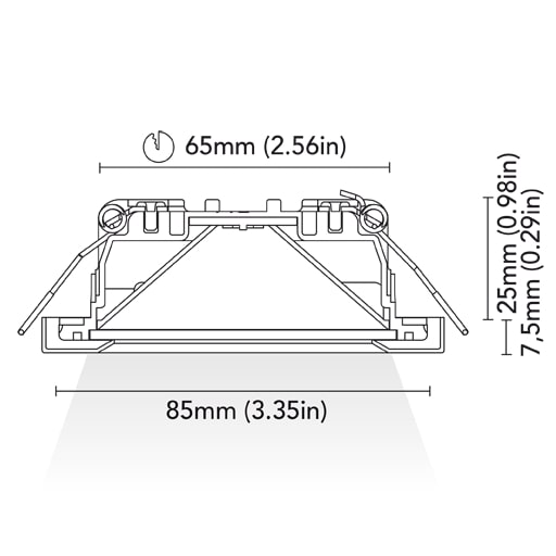 BCM - CALIFORNIA 85 Courtesy Light - 4W, 3000K, Warm White, 8-32V (BCM3423-A85-4-B) — Quality Boat Parts