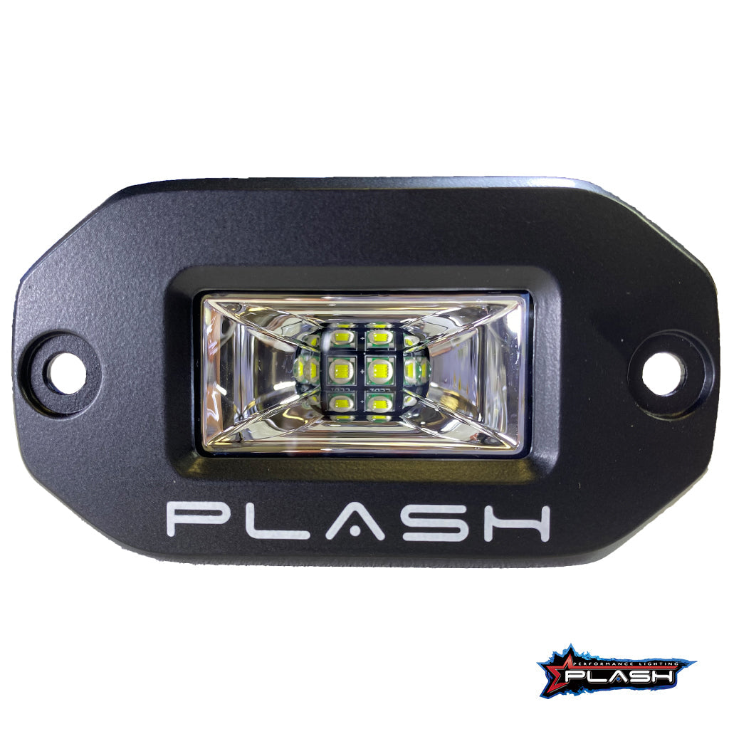 Plash - Low Profile LED Flood Light - 9-36V, IP69K, 1.6A, 2600lm — Quality Boat Parts