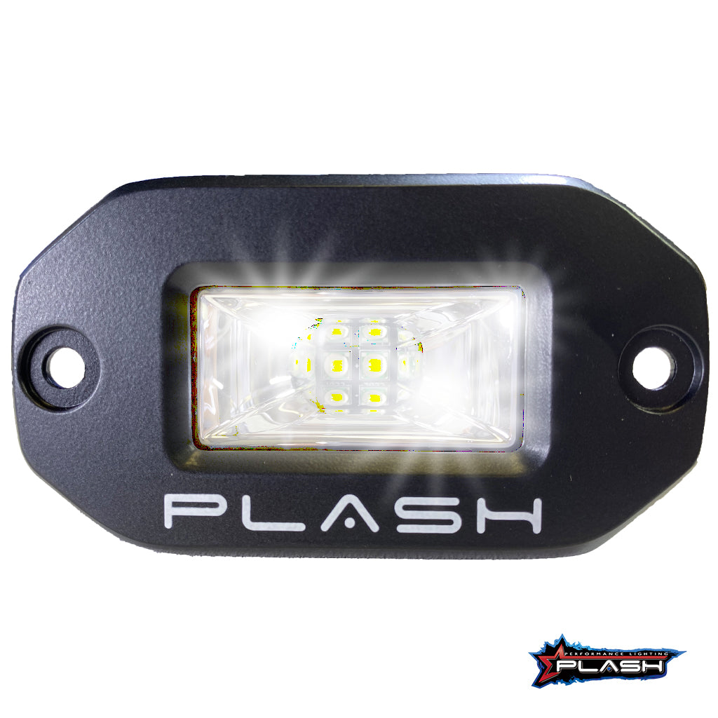 Plash - Low Profile LED Flood Light - 9-36V, IP69K, 1.6A, 2600lm — Quality Boat Parts