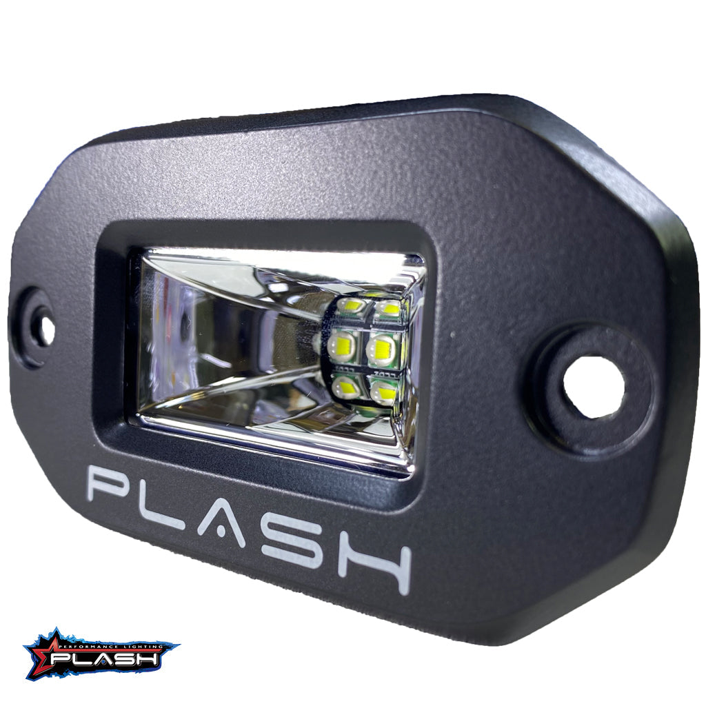 Plash - Low Profile LED Flood Light - 9-36V, IP69K, 1.6A, 2600lm — Quality Boat Parts