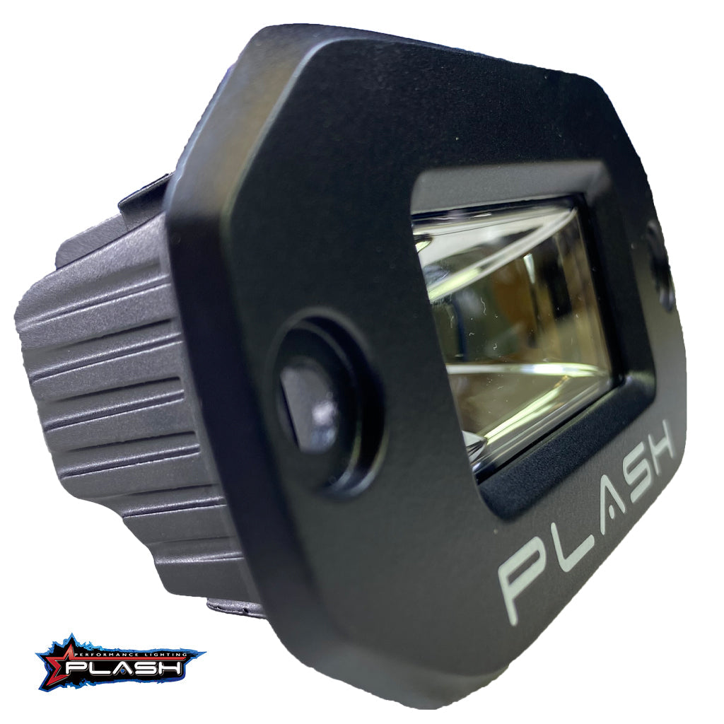 Plash - Low Profile LED Flood Light - 9-36V, IP69K, 1.6A, 2600lm — Quality Boat Parts