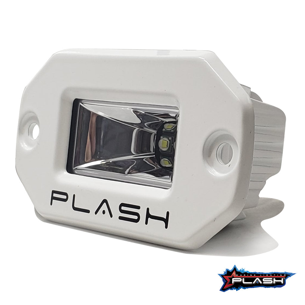 Plash - Low Profile LED Flood Light - 9-36V, IP69K, 1.6A, 2600lm — Quality Boat Parts