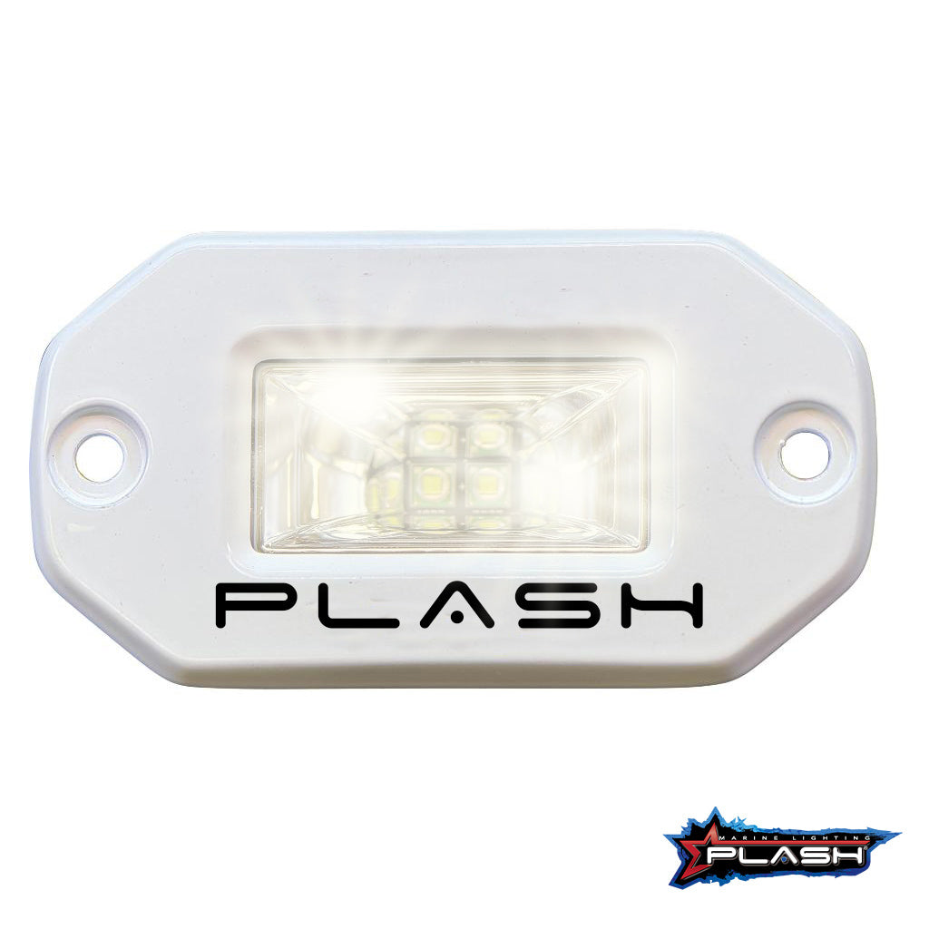 Plash - Low Profile LED Flood Light - 9-36V, IP69K, 1.6A, 2600lm — Quality Boat Parts