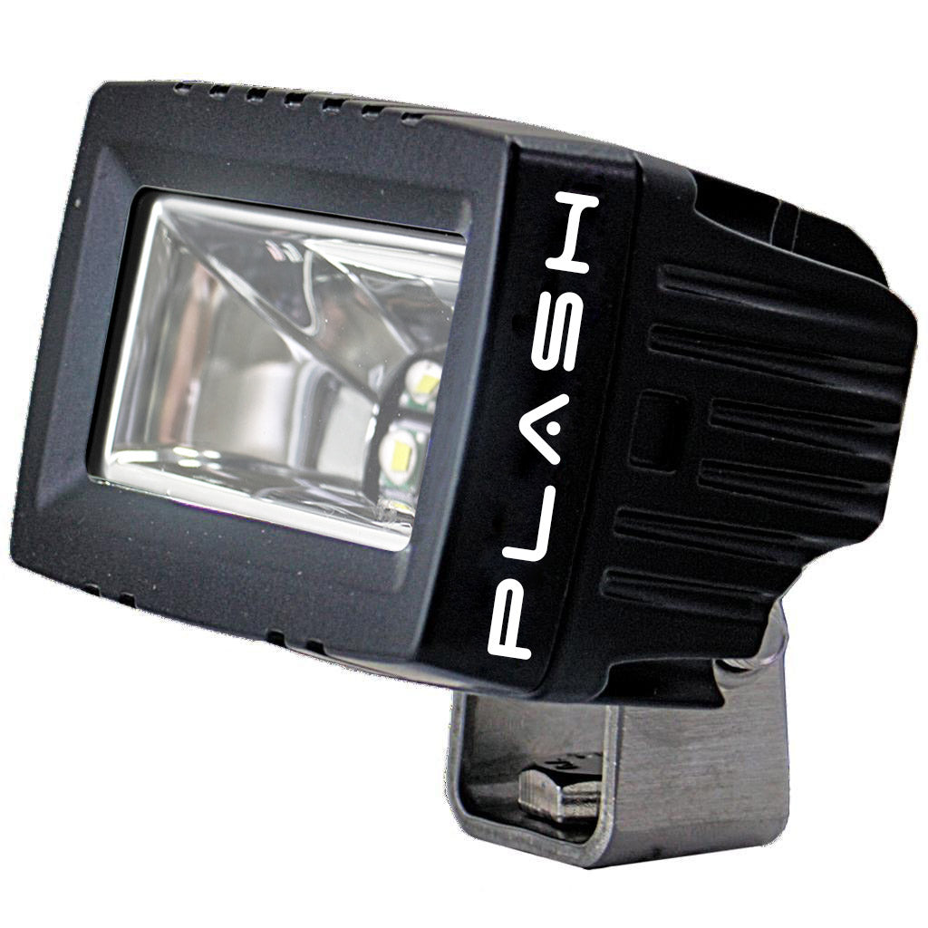 Plash - Low Profile LED Spreader Light - 120° Scene Flood, 20W, IP69K, 9-36V, 2600lm, 1.6A (20-LP-SC) — Quality Boat Parts