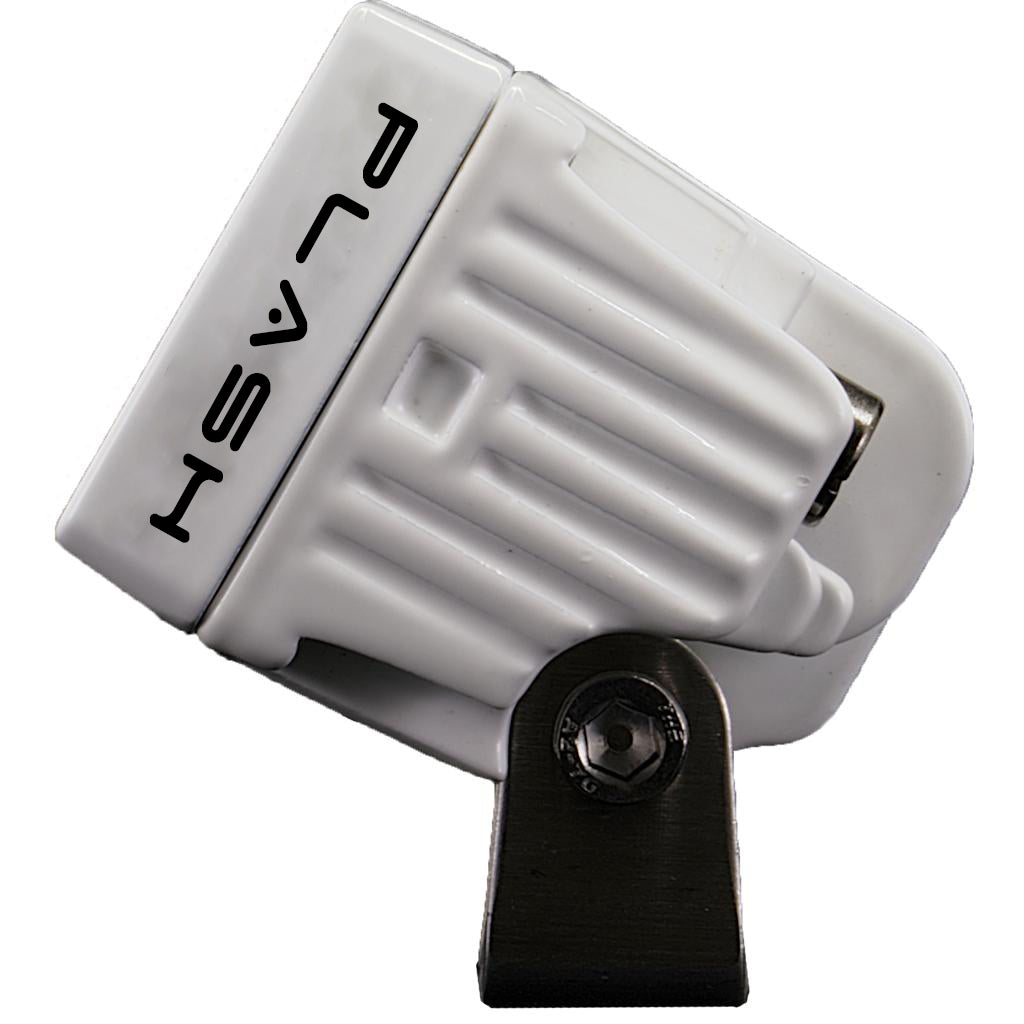 Plash - Low Profile LED Spreader Light - 120° Scene Flood, White, 20W, IP69K, 9-36V, 1.6A, 2600lm (20-LP-SC-WHT) — Quality Boat Parts