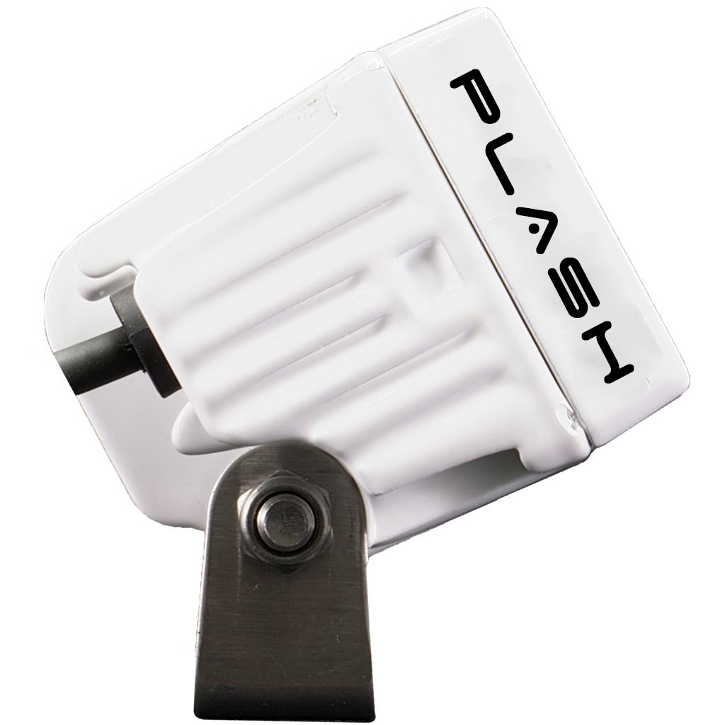 Plash - Low Profile LED Spreader Light - 120° Scene Flood, White, 20W, IP69K, 9-36V, 1.6A, 2600lm (20-LP-SC-WHT) — Quality Boat Parts