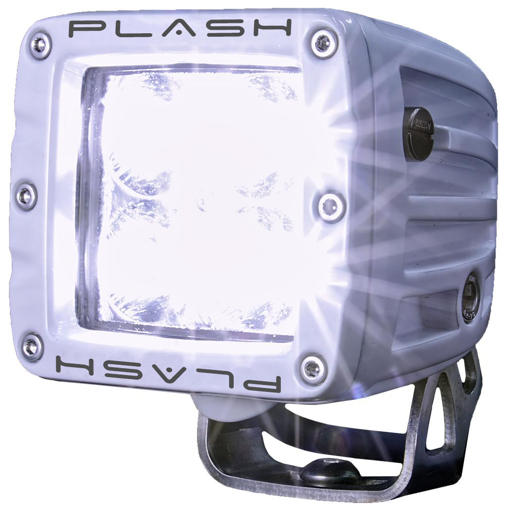 Plash - LED Spreader Light - 40W, 9-36V, IP69K, 6000K, Cool White — Quality Boat Parts