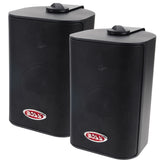 Boss Audio - MR4 Box Speakers - 4", 80Hz/20kHz, Water-Resistant, 4 Ohms, 200W — Quality Boat Parts