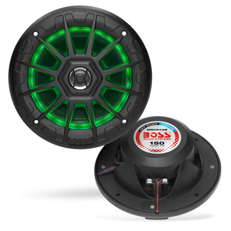 Boss Audio - MRGB Speakers - With RGB Lighting, 200W — Quality Boat Parts