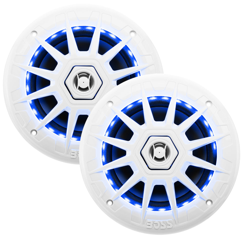 Boss Audio - MRGB Speakers - With RGB Lighting, 200W — Quality Boat Parts