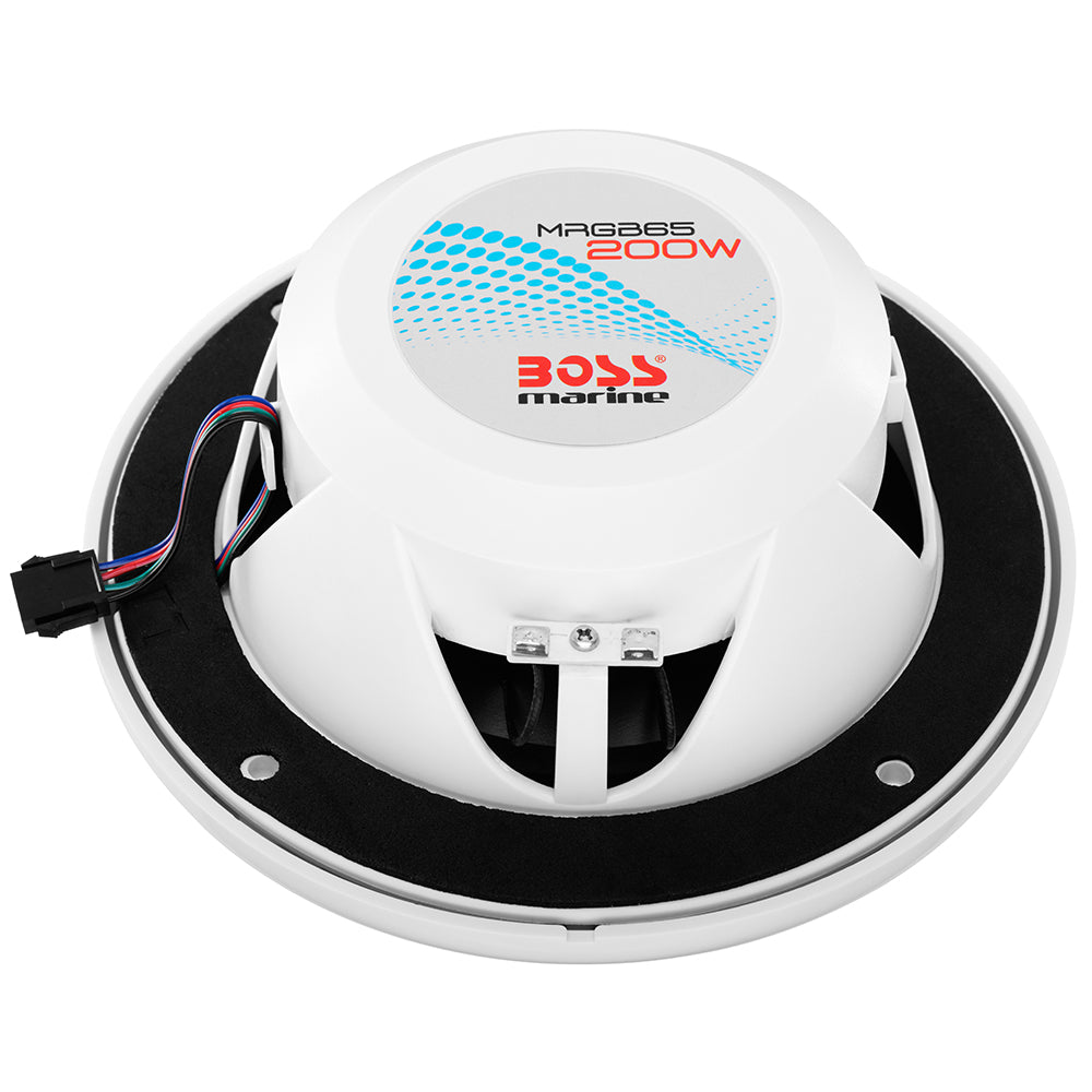 Boss Audio - MRGB Speakers - With RGB Lighting, 200W — Quality Boat Parts