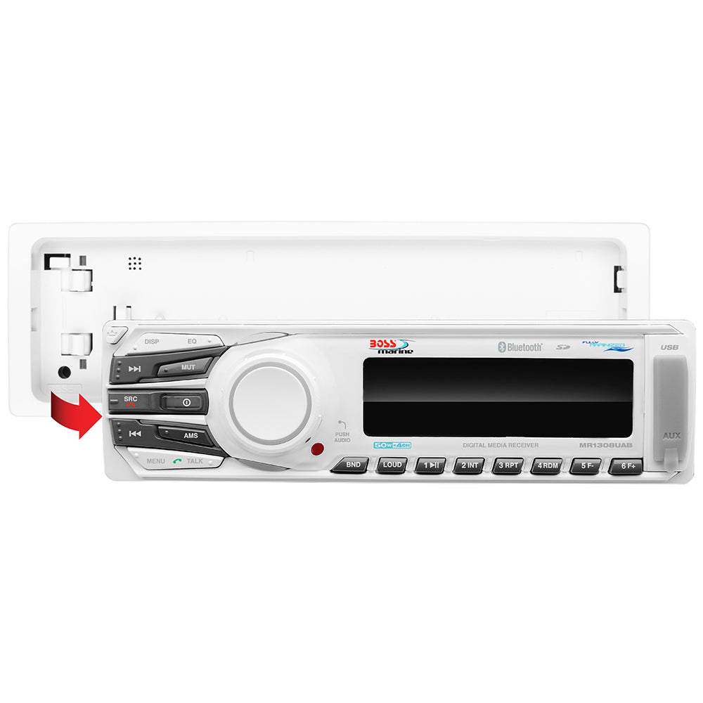 Boss Audio - MR1308UAB Marine Stereo w/AM/FM/BT/USB — Quality Boat Parts