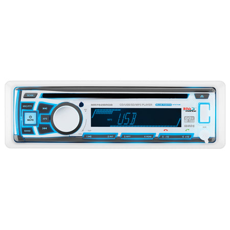 Boss Audio - MR762BRGB Marine Stereo w/ AM/FM/CD/BT/USB — Quality Boat Parts