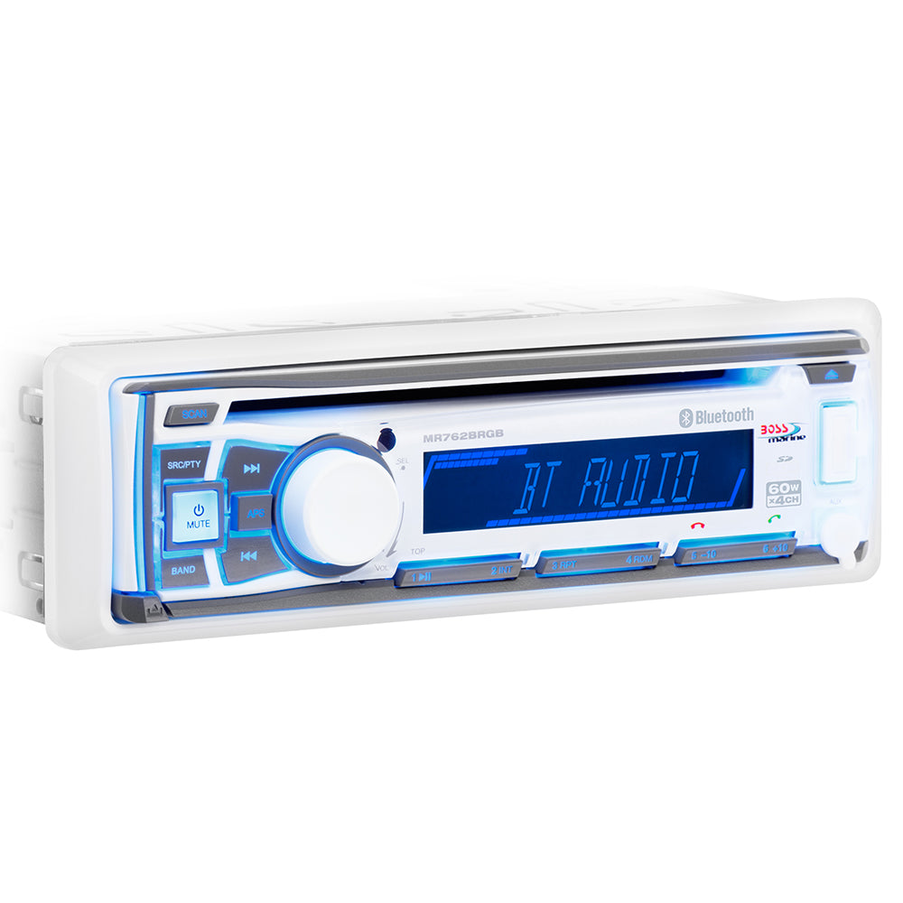 Boss Audio - MR762BRGB Marine Stereo w/ AM/FM/CD/BT/USB — Quality Boat Parts