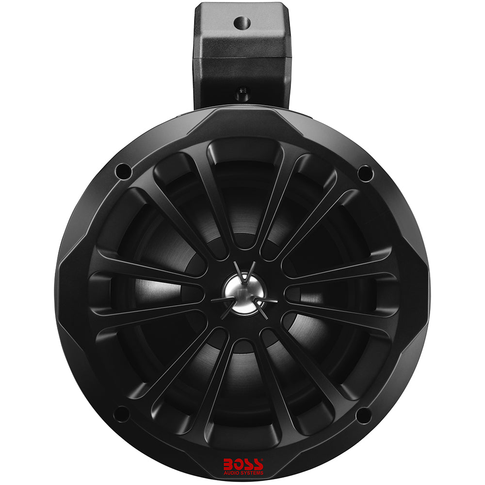 Boss - Audio 8" B82ABT Amplified Waketower Speakers - Matte Black - 850W — Quality Boat Parts