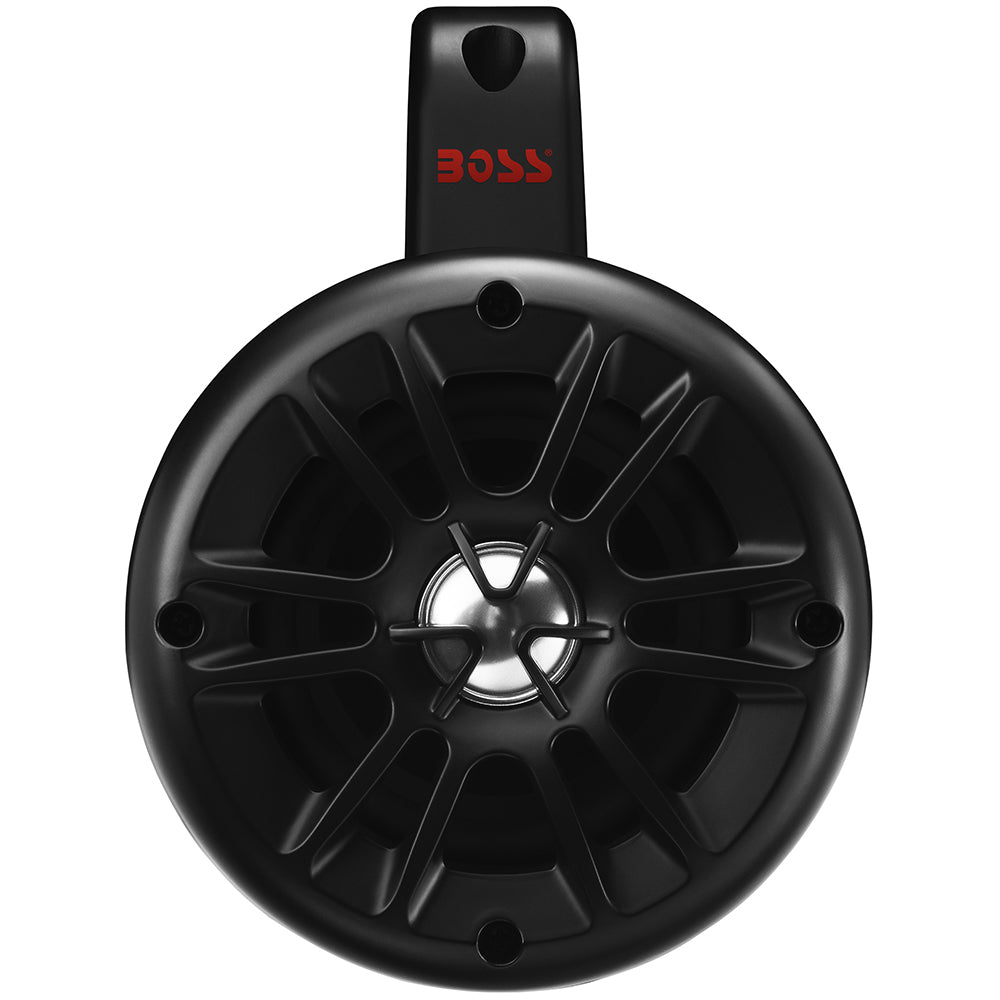 Boss Audio - 4" BM40AMPBT Amplified Waketower Speakers - Matte Black - 500W — Quality Boat Parts