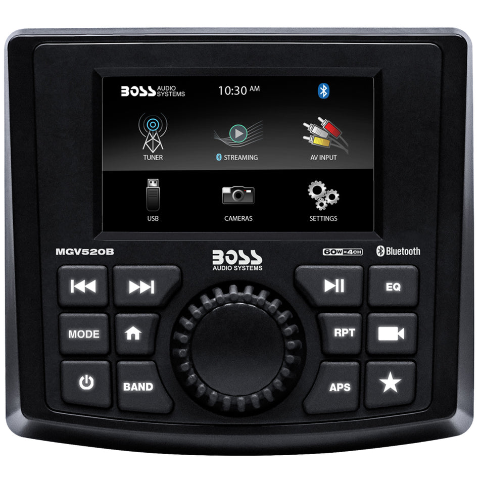Boss Audio - MGV520B Marine Stereo w/AM/FM/BT/USB/Rear Camera — Quality Boat Parts