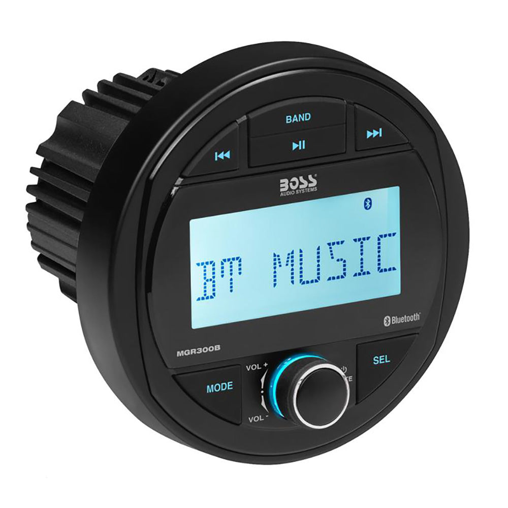 Boss Audio - MGR300B Marine Stereo w/ AM/FM/BT/USB — Quality Boat Parts