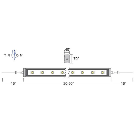 TRITON - 20' LED WATERPROOF BAR — Quality Boat Parts