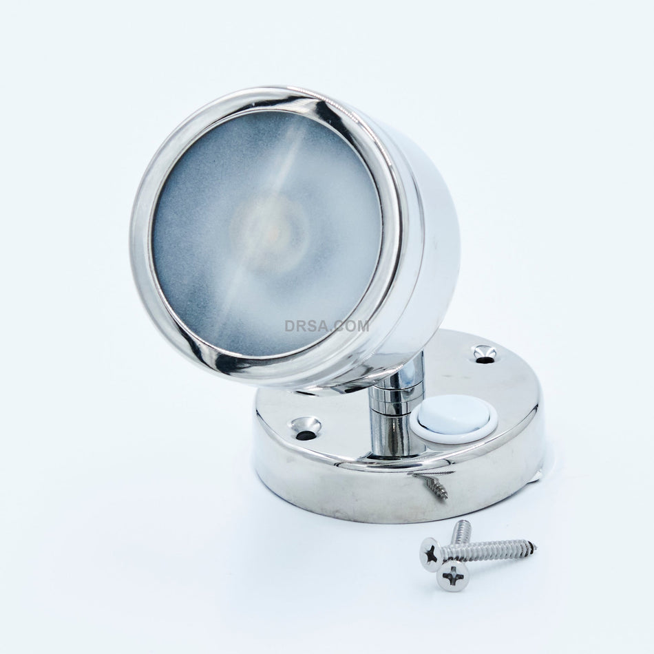 DRSA - Little Inagua LED Reading Light - Warm White, 10-30V, Round Base — Quality Boat Parts