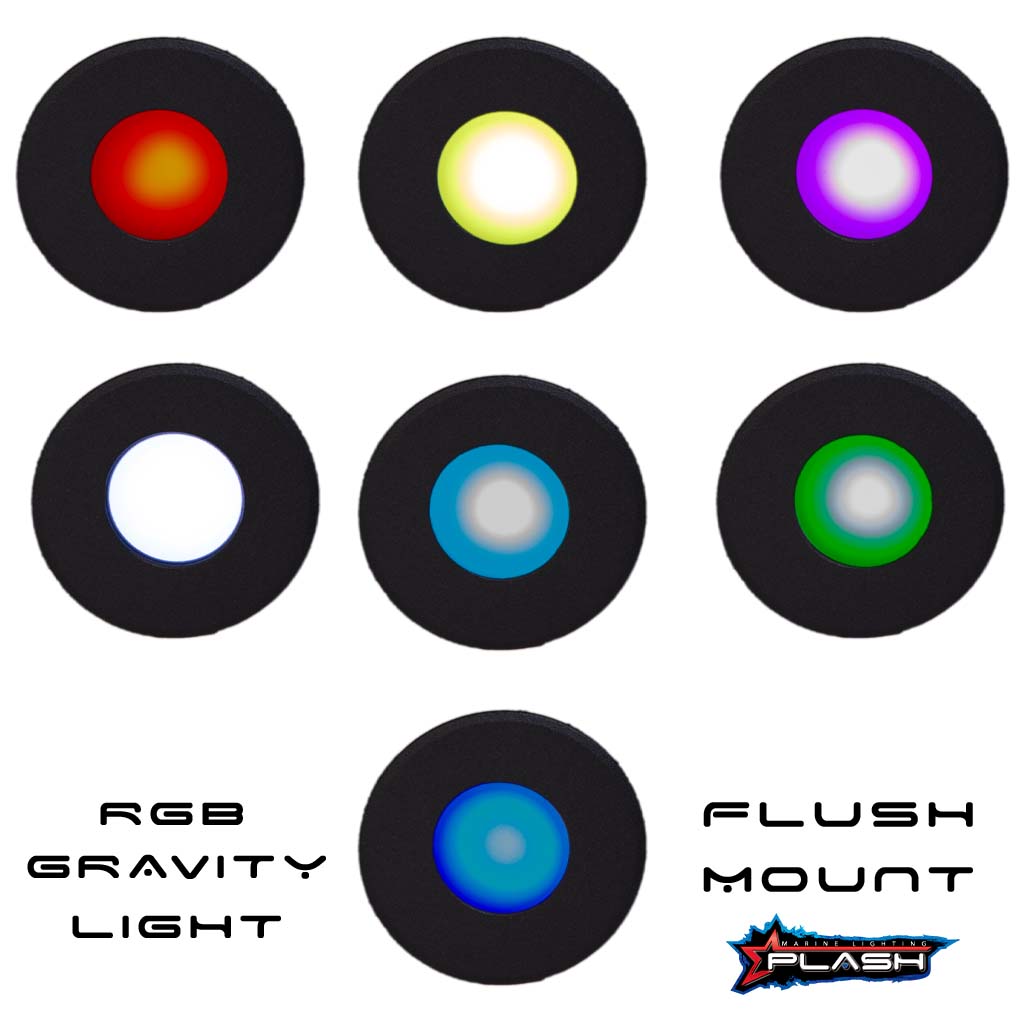 Plash - Gravity LED Deck Light - 1.2W, 12V, IP67 — Quality Boat Parts