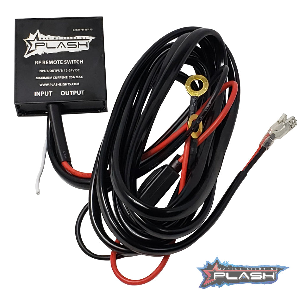 Plash - Waterproof Switch - with Key Fob Remote, 25A, 12-24V, IP68 (WH-WP-RS) — Quality Boat Parts