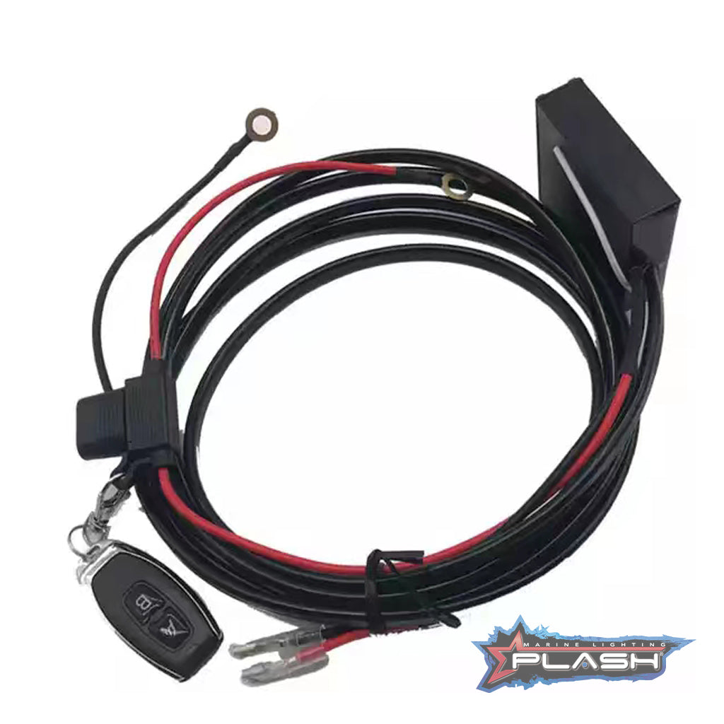 Plash - Waterproof Switch - with Key Fob Remote, 25A, 12-24V, IP68 (WH-WP-RS) — Quality Boat Parts